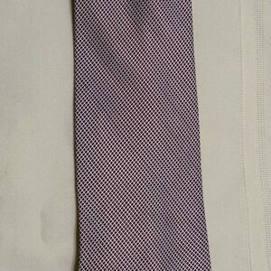 Giorgio Armani Red and Gray Geometric Tie